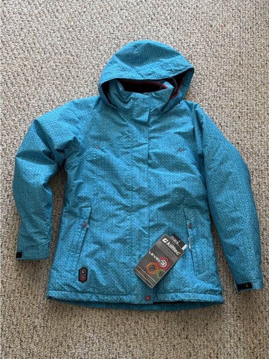 Killtec Other - Kids Waterproof Teal Hooded Raincoat by Killtec